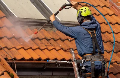 Démoussage et hydrofuge de toiture à Torcieu